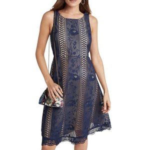 Anthropologie Navy Georgia Dress
